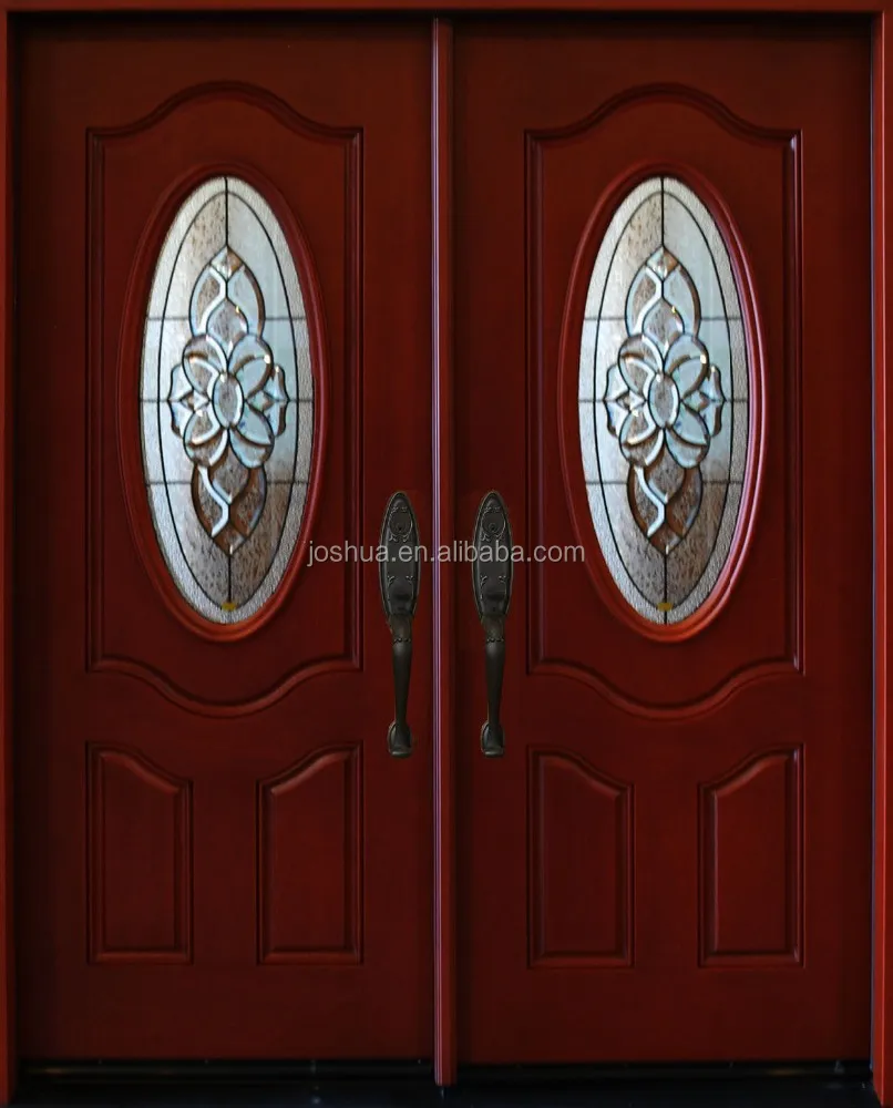 
Exterior Front Entry Double House Fiberglass Door 
