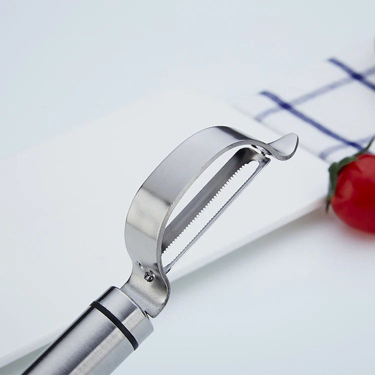 Stainless Steel Kitchen Tools Fruits Vegetables Peeler with Hanging Loop