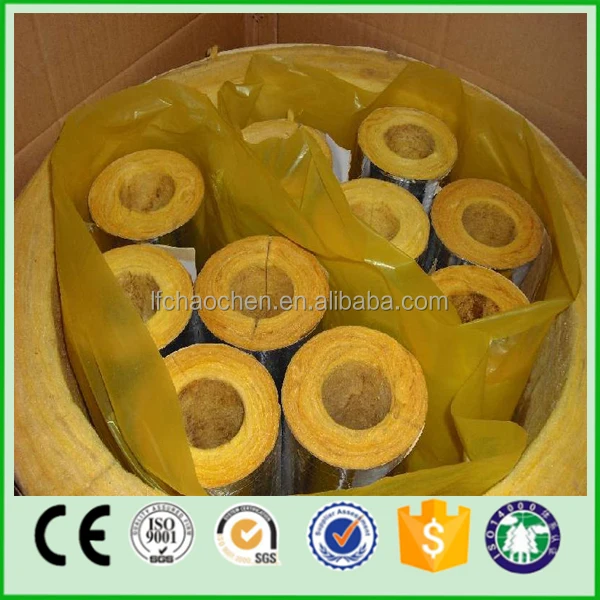 High Temperature Insulation Glass wool Rock Wool pipe insulation