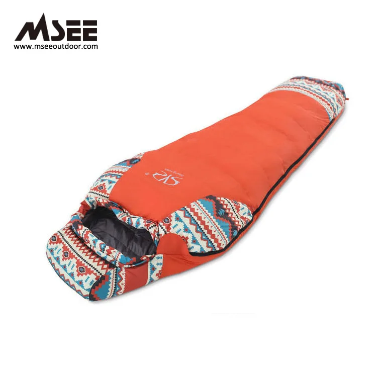 MSEE China National Style Outdoor Price winter down giant goose sleeping bag