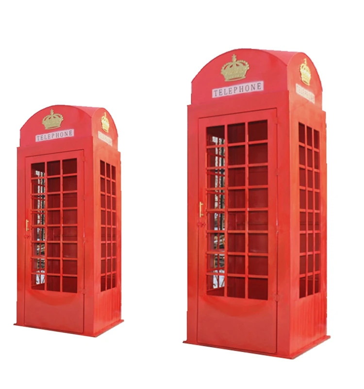 wholesale red telephone booth antique london telephone booth for sale
