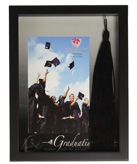 Custom Graduation Nice Quality Black Photo Frame For College Gift Display