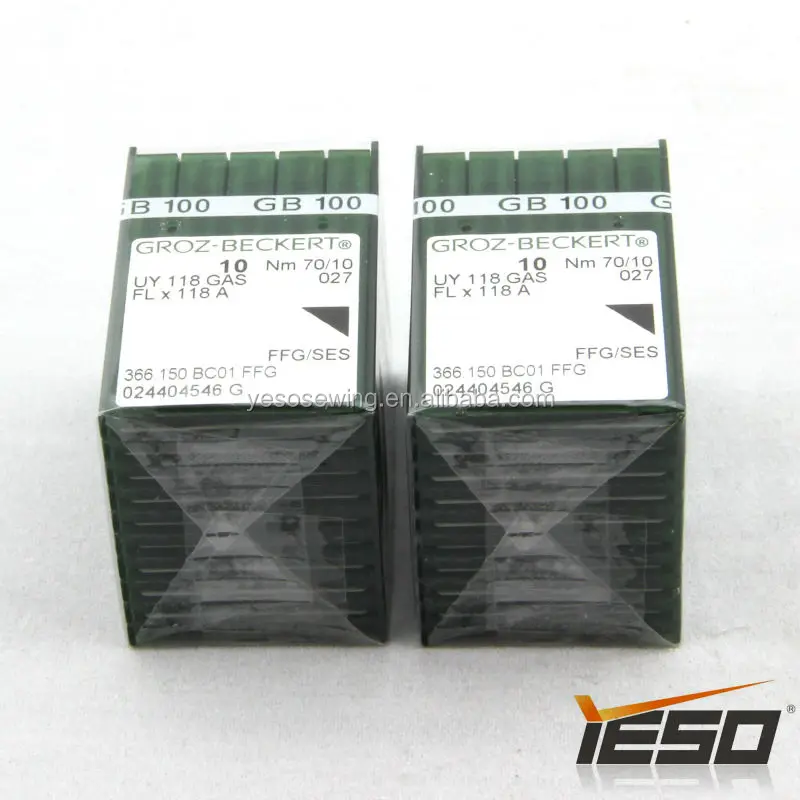 UY118GAS FLx118A Nm 70/10 Groz-Beckert Sewing Needle Made in Germany