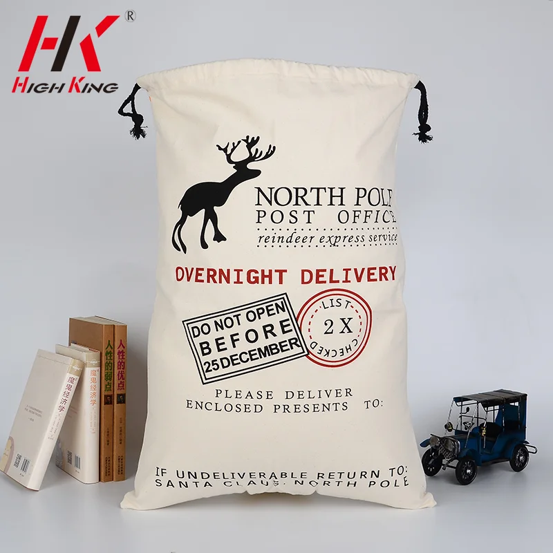 High King New design personalized Christmas cheap santa sacks