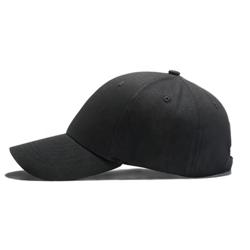 5% OFF wholesale cheap blank plain black caps without logo
