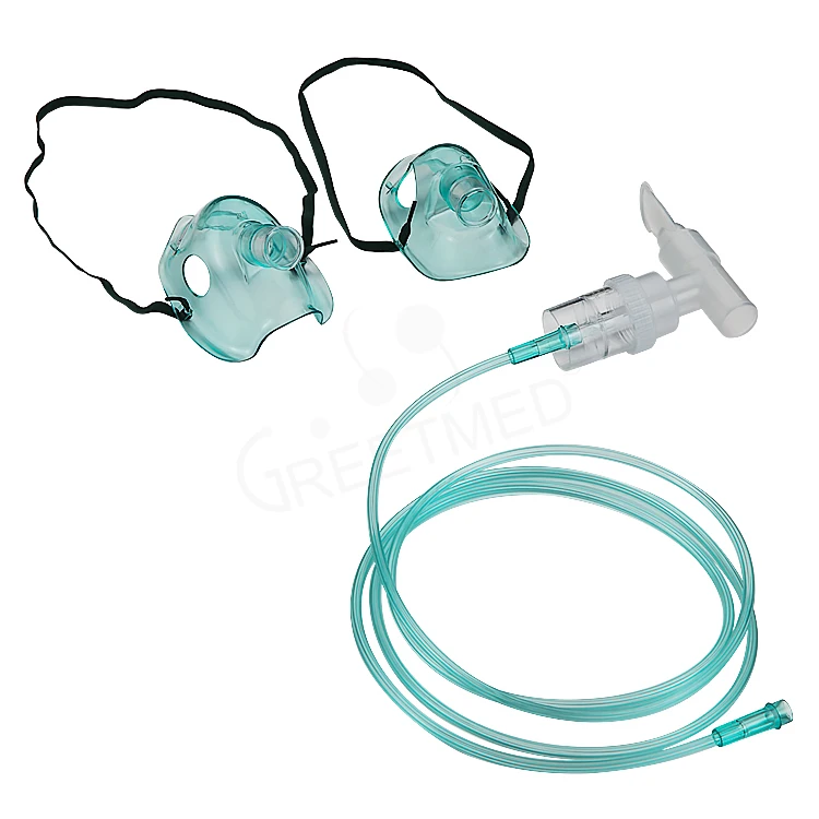 Cheap price pvc oxygen mask parts medical disposable nebulizer kit
