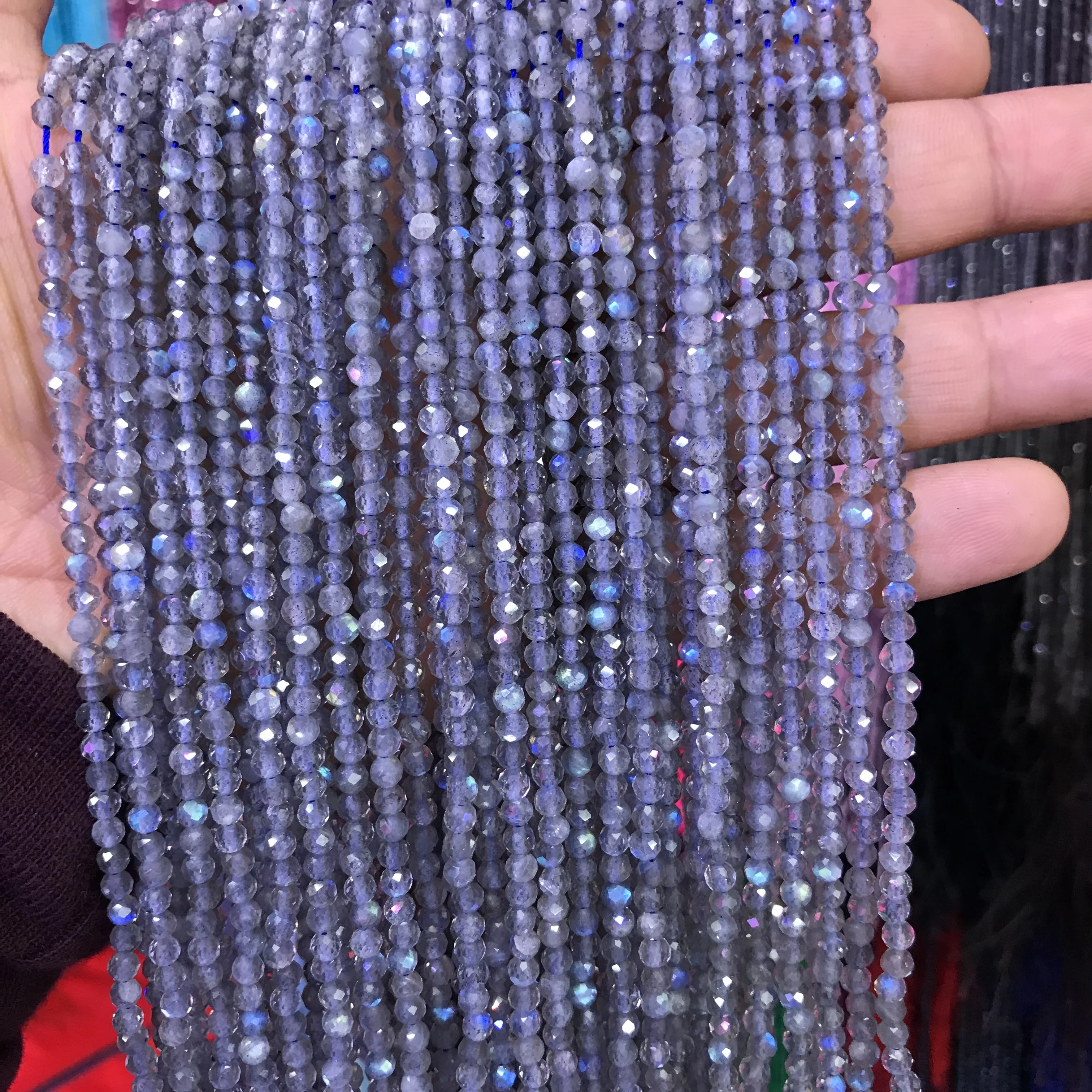 round faceted labradorite beads loose faceted stone beads