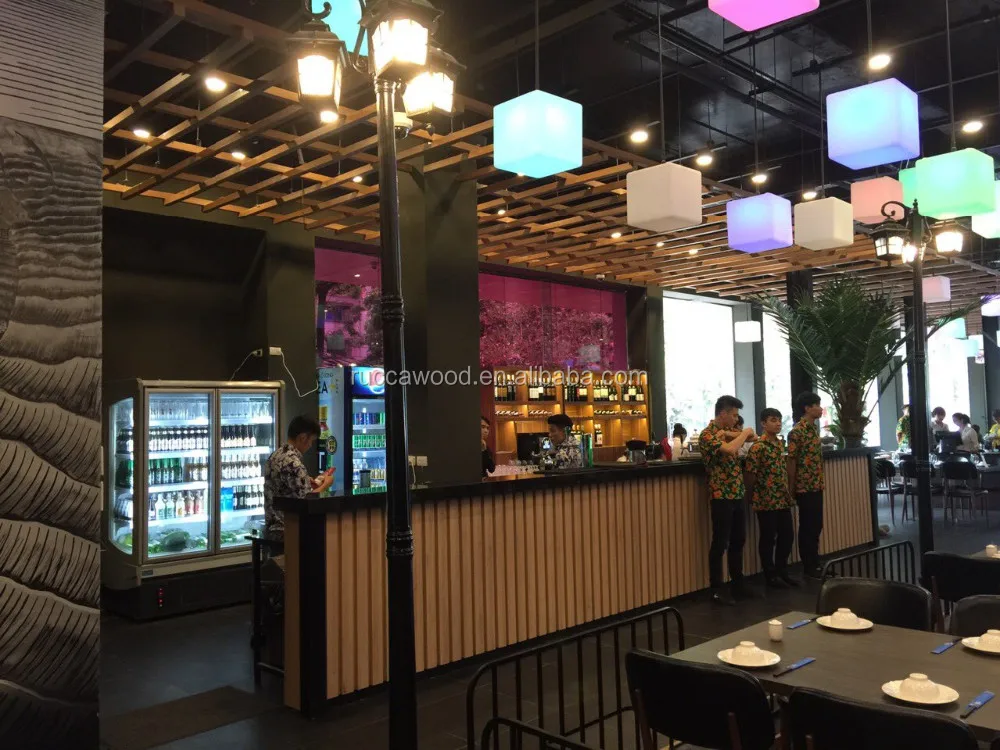 2021 Foshan Rucca WPC Wood Composite Timber , indoor decoration 50*50mm cheap building materials decor