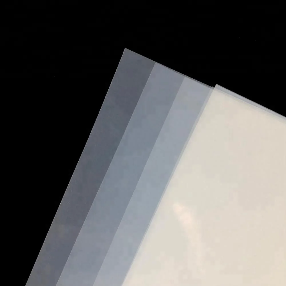 Nanyang 175 micron Milky White A3 Semi Transparent Waterproof PET Film for Plate Making A3/A4