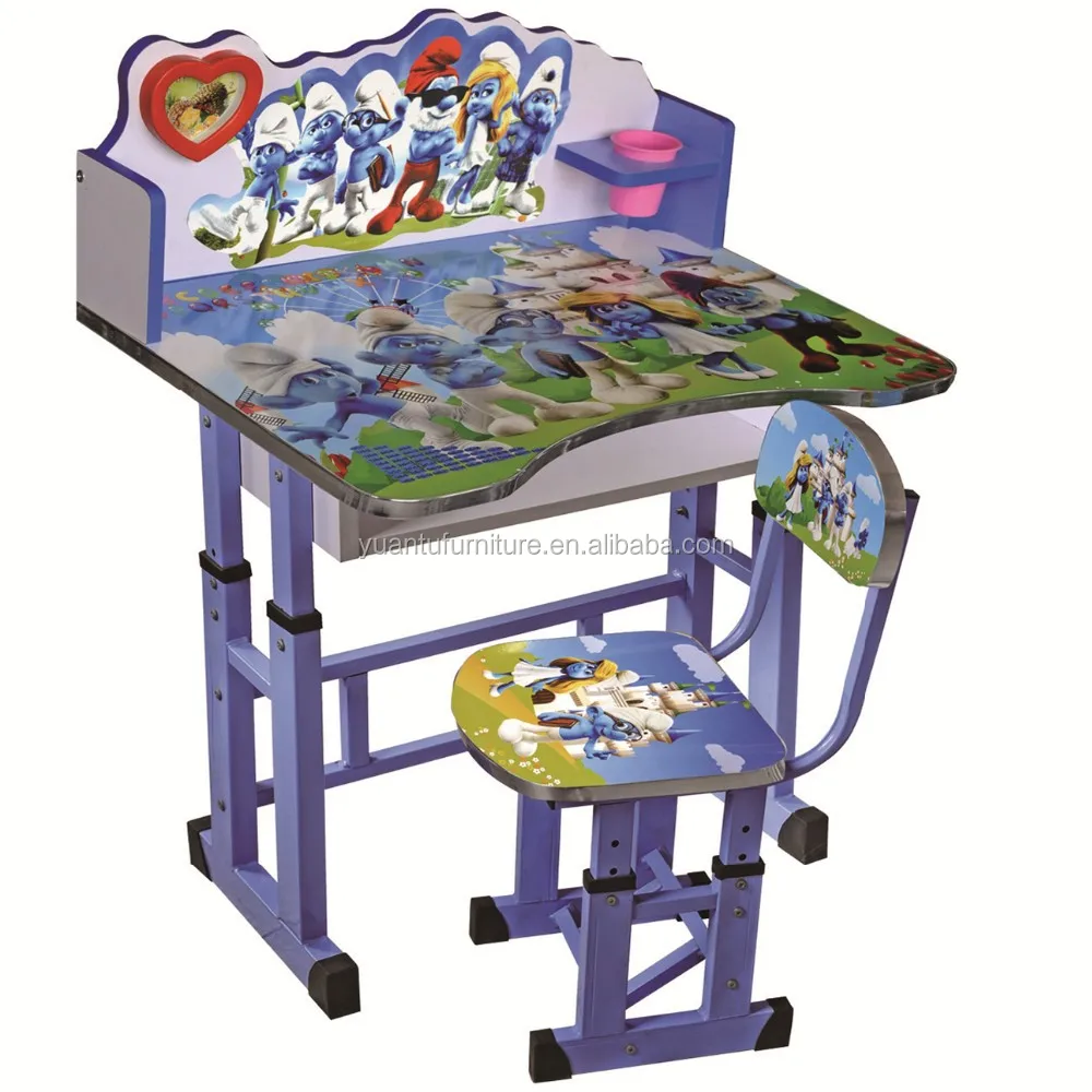 Warn color portable kids table and chairs for study,XD-503
