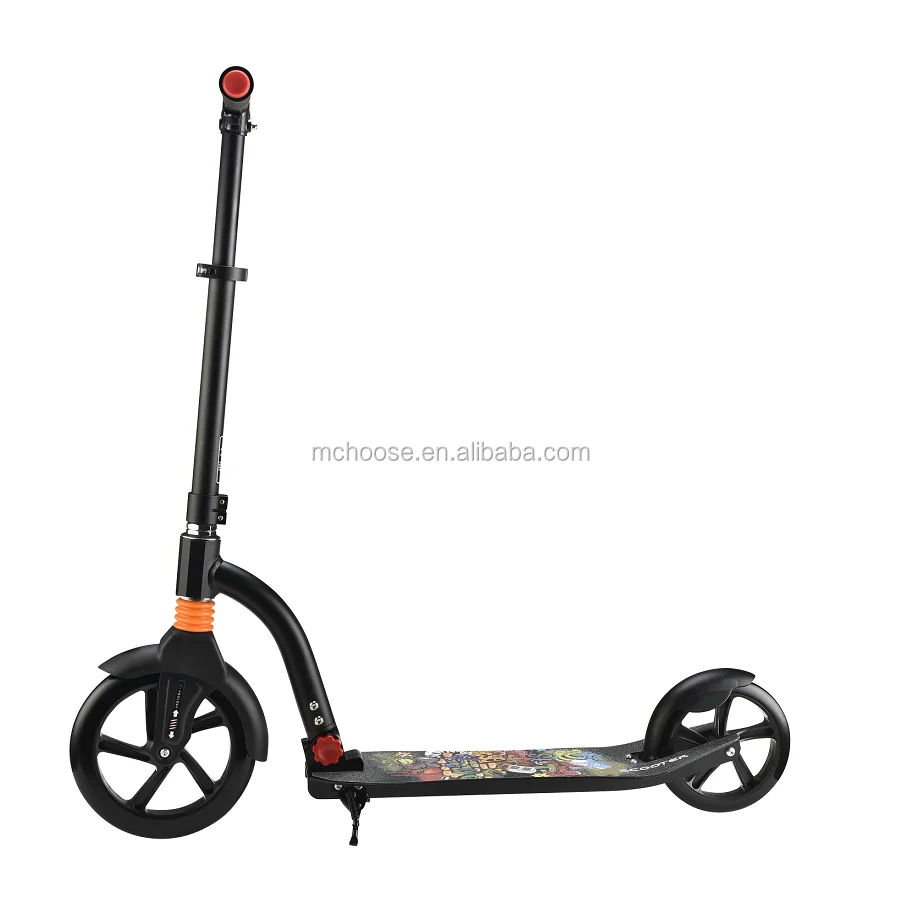 Sale 230mm 2 Big Wheel Kick Adult Foot Bike Scooter
