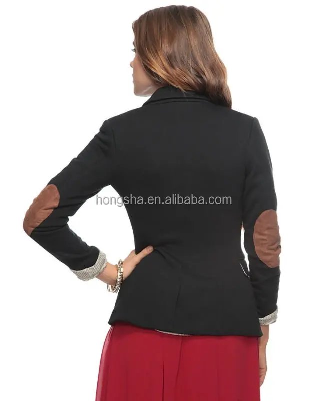 Custom Women School Blazer With Elbow Patches HFB017