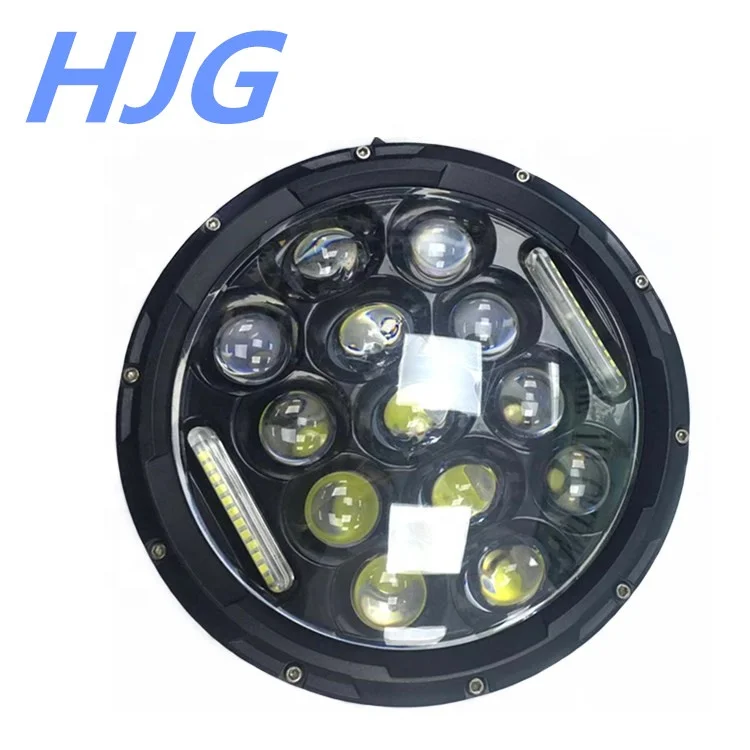 
new model for harley headlight 13 LED light 12V 7inch motorcycle headlight 