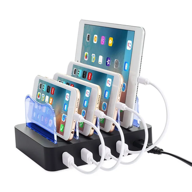 
hot sale desktop 4 ports multi usb mobile phone universal charging station 6.8A 