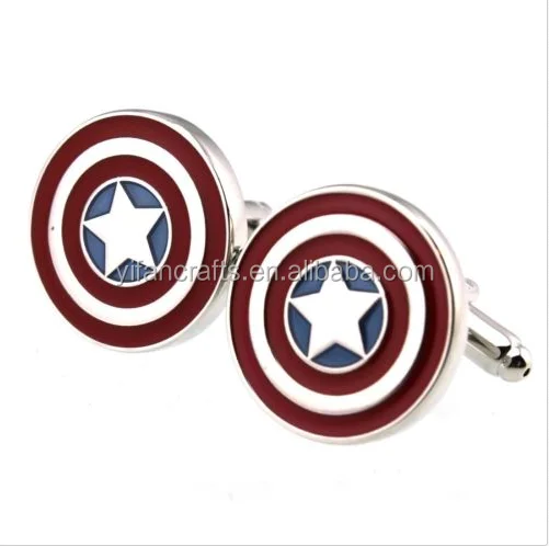 Мужские запонки Новые Звездные синие серебряные Красные запонки для рубашки 20 мм