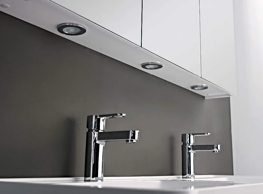 
modern bathroom vanity cabinet unit with basin and mirror cabinet 