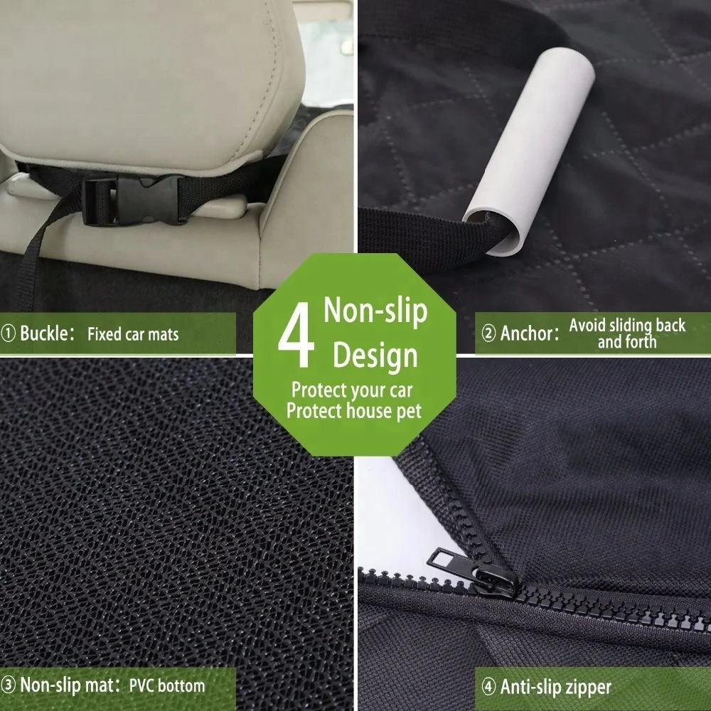 
Waterproof Nonslip with mesh window Pet Seat Cover for Cars 