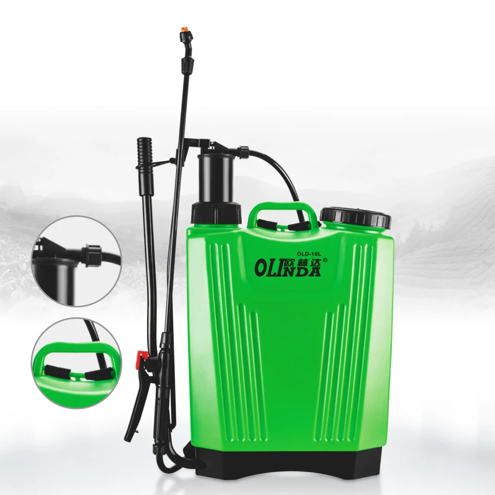 China best price agriculture homeing 16L plastic knapsack manual hills garden sprayer spare parts