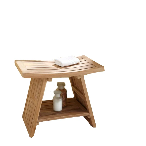 Customized Wooden Toilet Bench