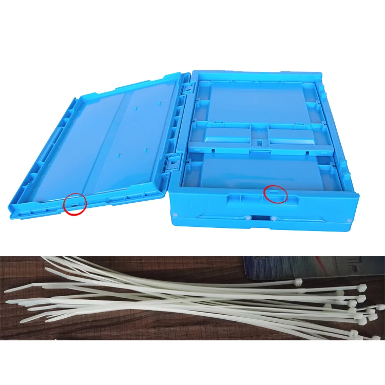 small plastic folding packaging box household bead storage box packaging container with lid
