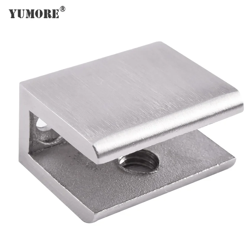 Hardware metal hanging precision casting table glass clamp high class 304 glass clamp