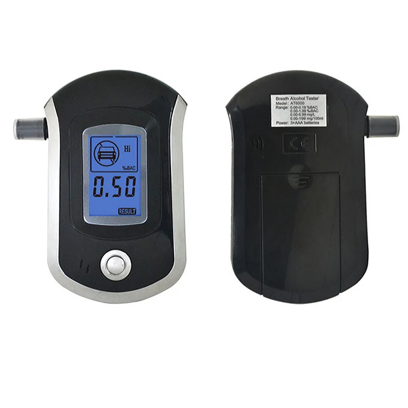 Top Quality alcohol breath tester price with great Fuel Cell sensor AT6000