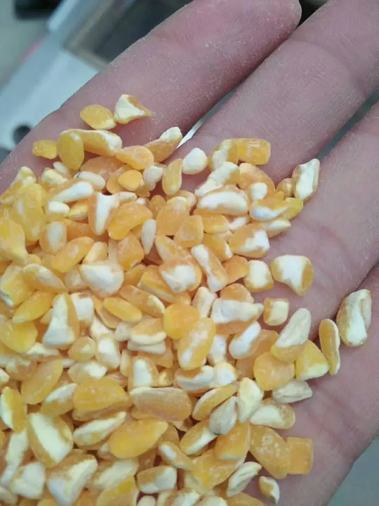 
New type maize corn peeling machine dry grinding white&yellow Corn broken making plant big maize grits mill machine 