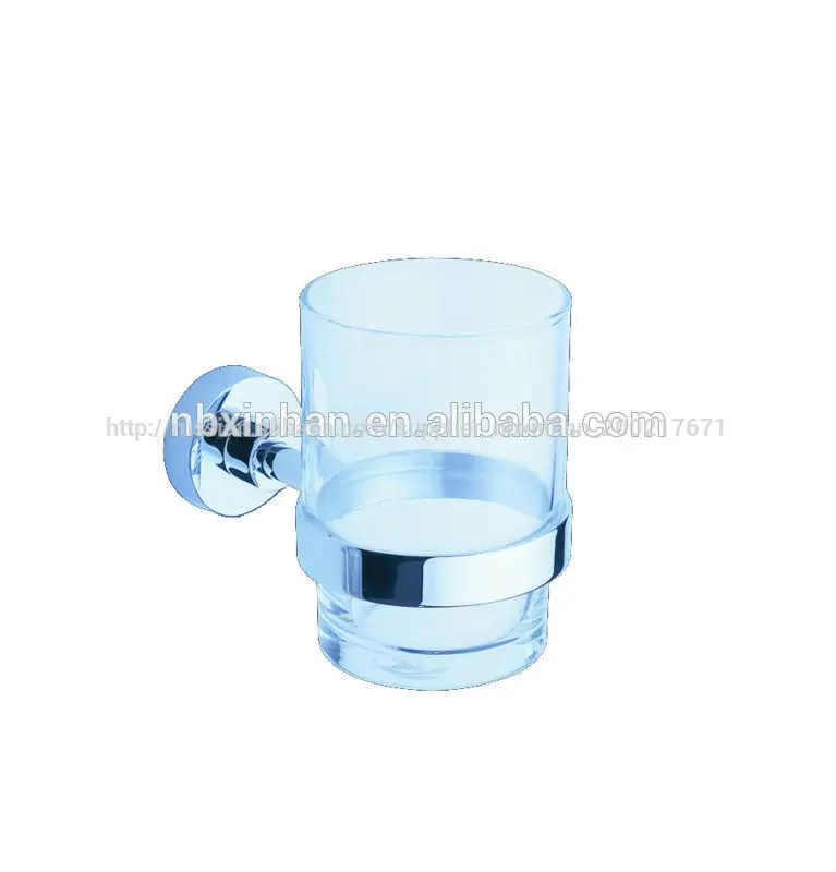 настенной арматуры аксессуары для ванной комнаты, элегантный стильный хромирование твердая латунь стакан держатель