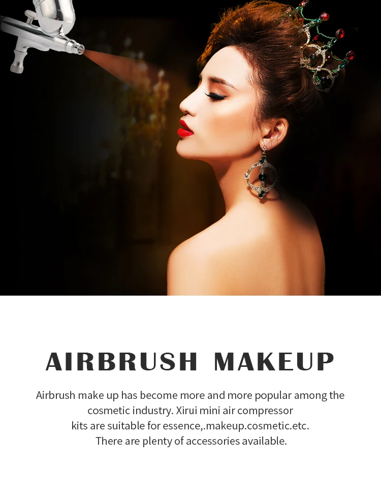 HS-209 airbrush make up gun 0.3mm 0.4mm 0.5mm airbrush set