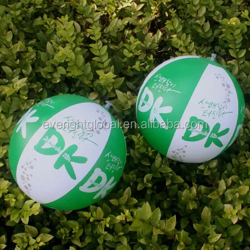 N056 Promotional custom logo pvc inflatable beach ball