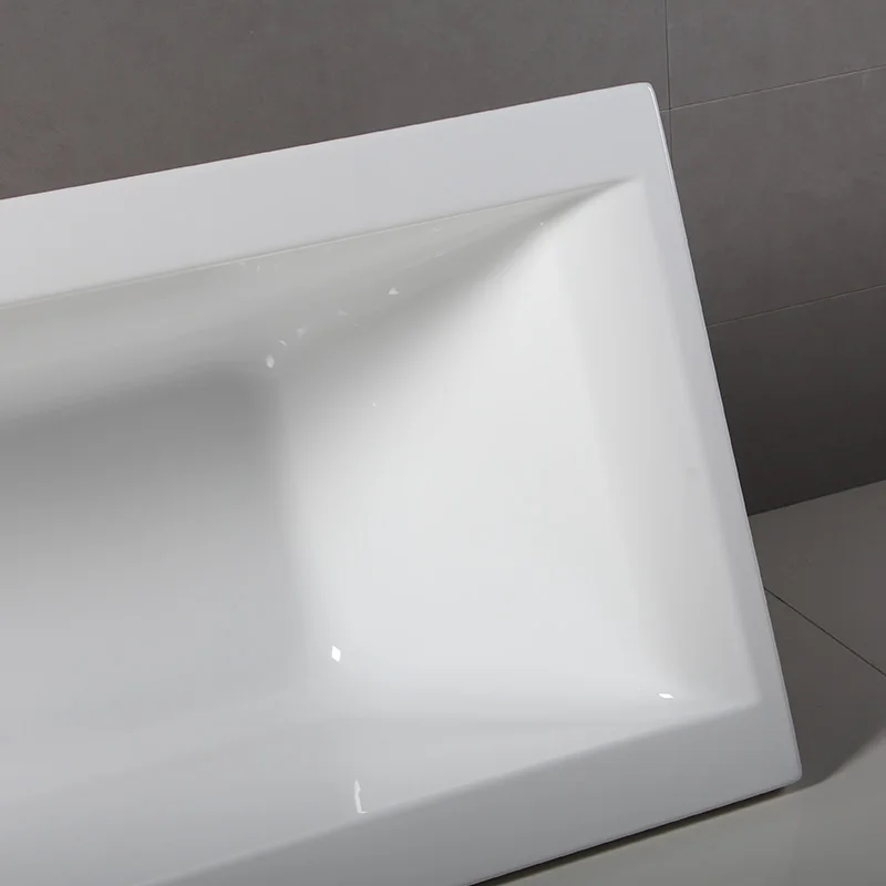 Waltmal WTM-02817 Evolution 66 Inch Acrylic Drop In Soaker Tub