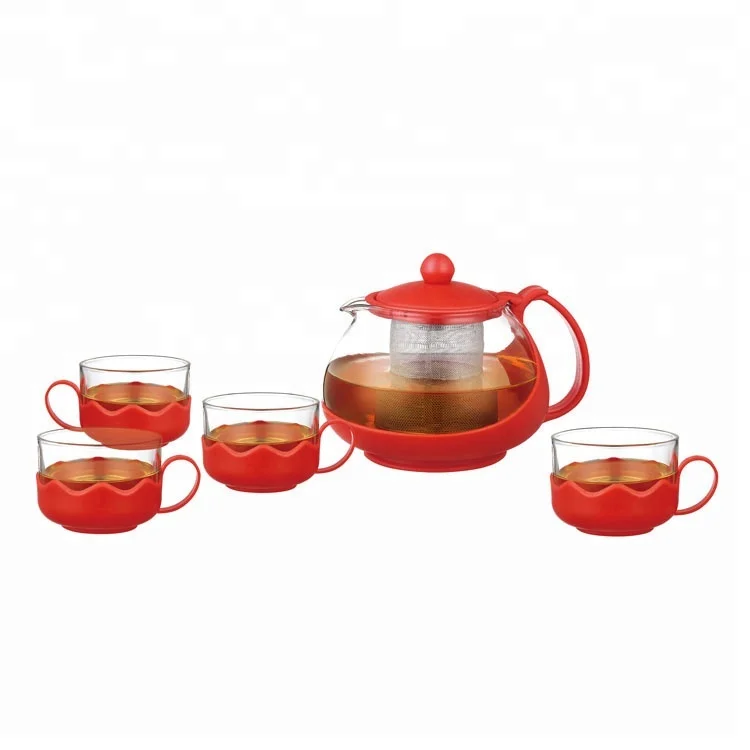 Modern Tea Pot Set Glass,China Tea And Coffee Set,Coffee And Tea Set