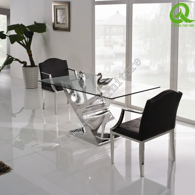 Hot Selling Modern Stainless Steel Marble DiningTable for Living Room Furniture
