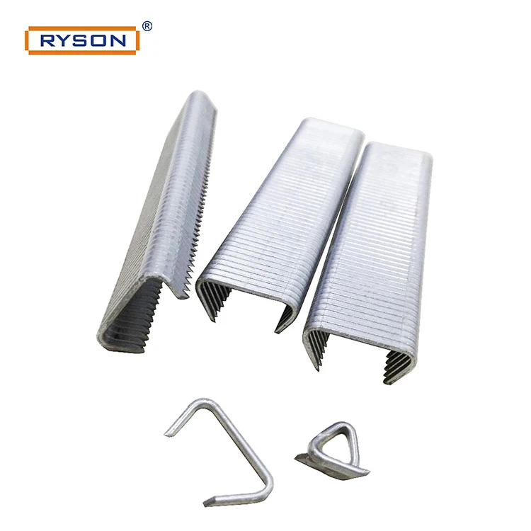 Galvanized fastening staples D hog ring wooden frame metal nails