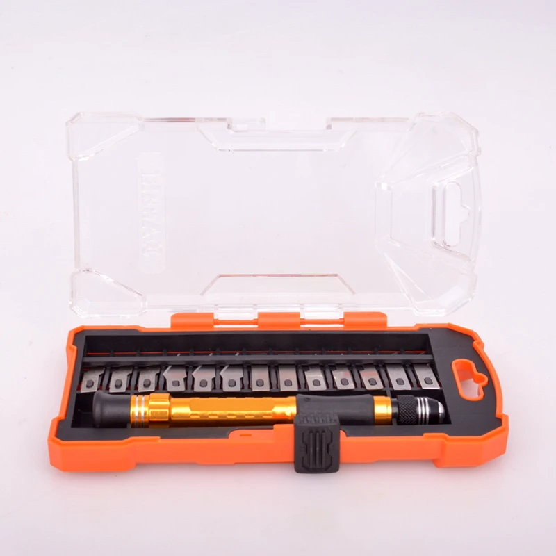 Asaki 14pcs Precision Wood Carving Tools Craft Basic Hobby Knife Set