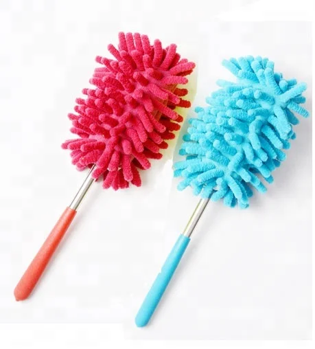 Telescopic Stainless Steel Handle Microfiber Duster From 25 cm to 70cm