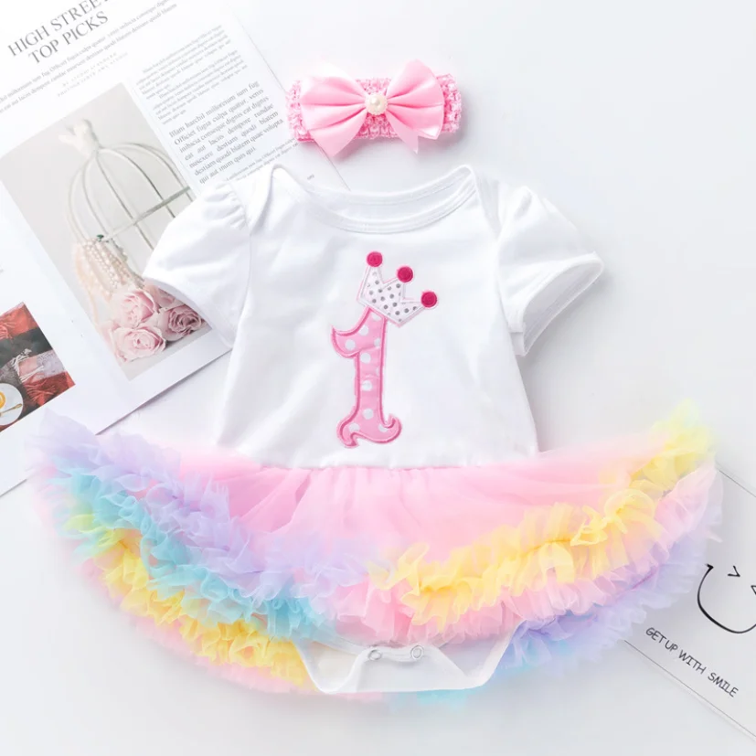 
Classical ballet tutu Child ballet tutu Baby Romper Skirt Two-Pieces Suits Girls Tutus baby first birthday dress tutu 