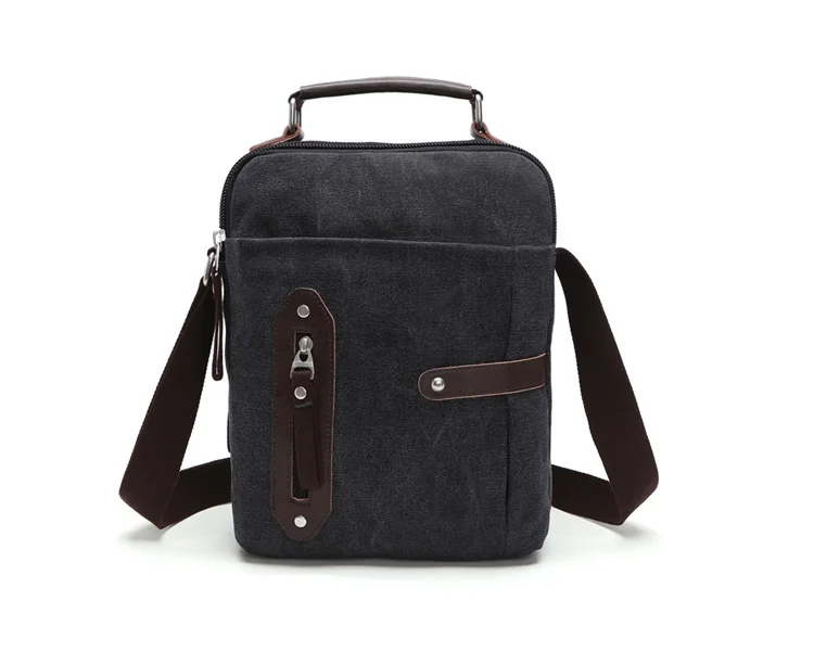 Unisex Canvas Crossbody Bag Men shoulder bag