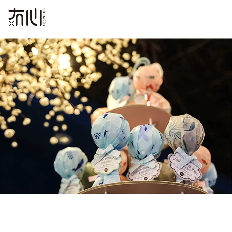 Maoxin unique beautiful Lollipop package design 1M cheap ip type c data usb cable micro usb