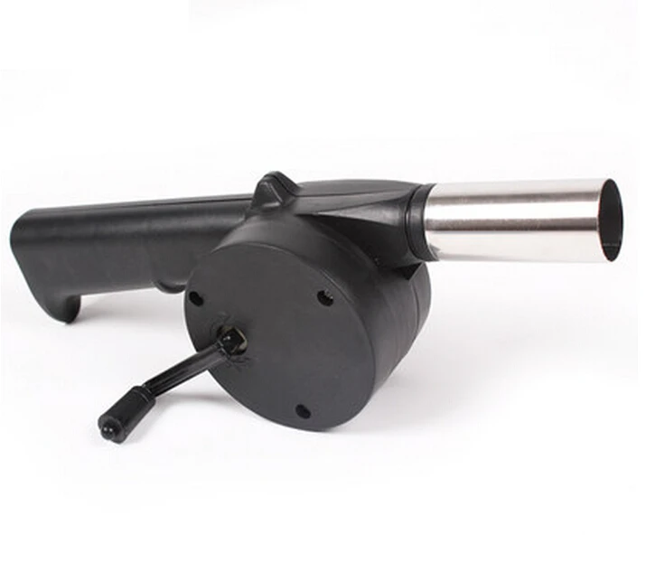 Outdoor Fan Air Blower Barbecue Fire Bellows  Crank Tool,  Mini Fan Air Blower