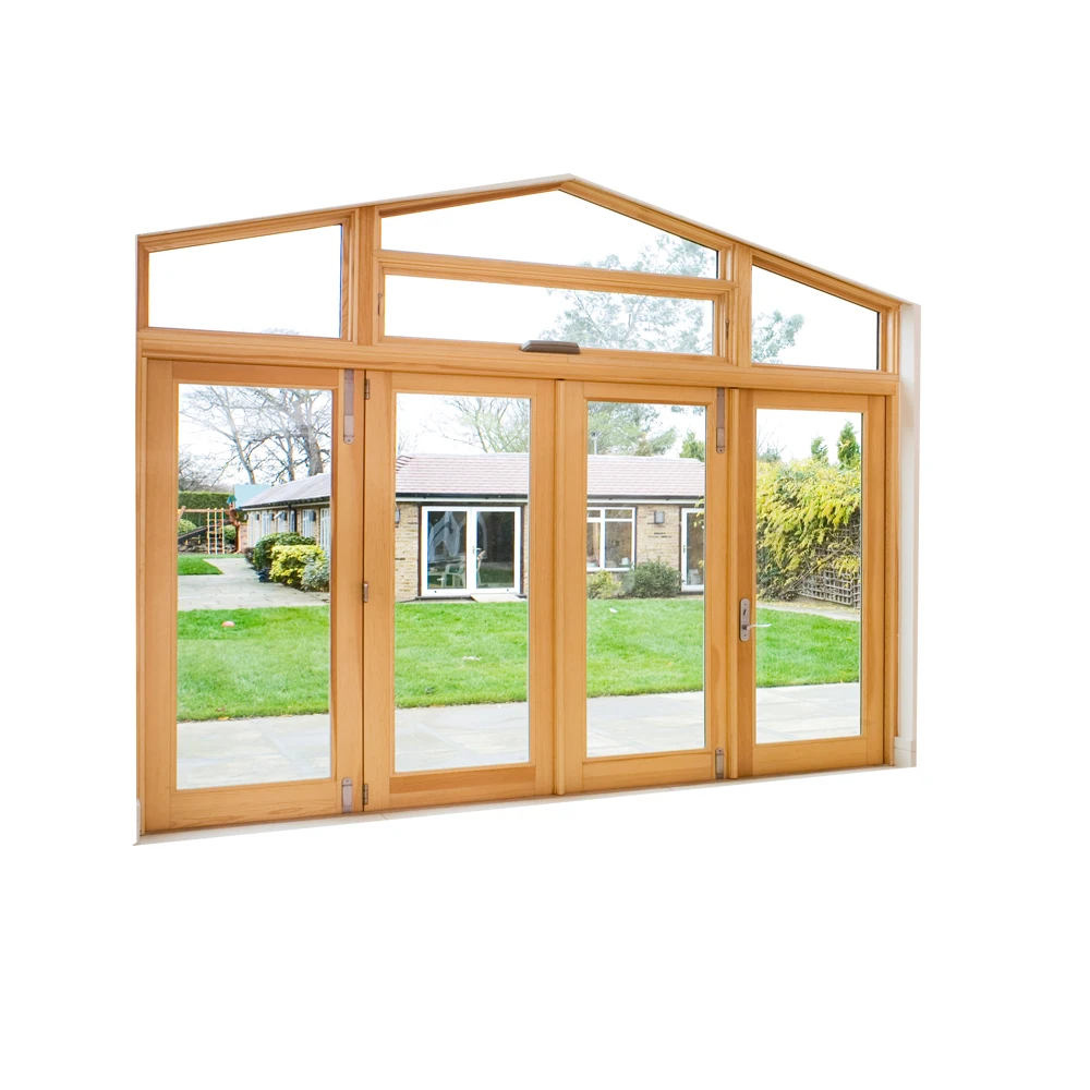 2019 new design folding glass door  puertas de  vidrio aluminio