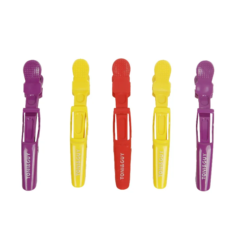 
Wholesale Hair Dressing Sectioning Clips Buber Duck Bill Clips With Customized Logo 