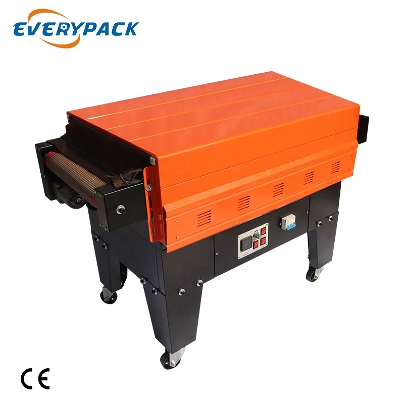 thermal type 4525 shrink packing machine sleeve wrapping PE,PVC ,BOPP shrink  machine