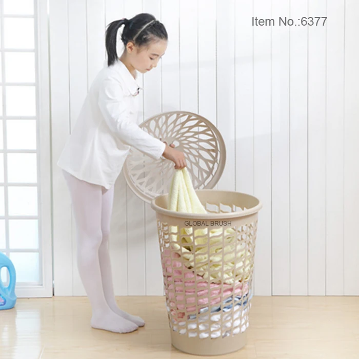 HQ6377 medium size plastic washing laundry basket