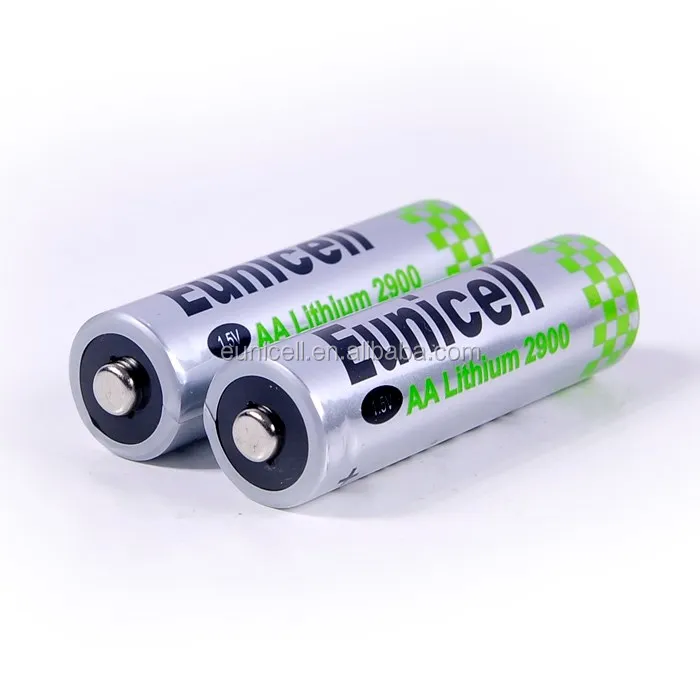 Over 10 Years Shelf Life Shenzhen EUNICELL Non Rechargeable FR6 L91 AA Lithium Battery 1.5v for Electric Device