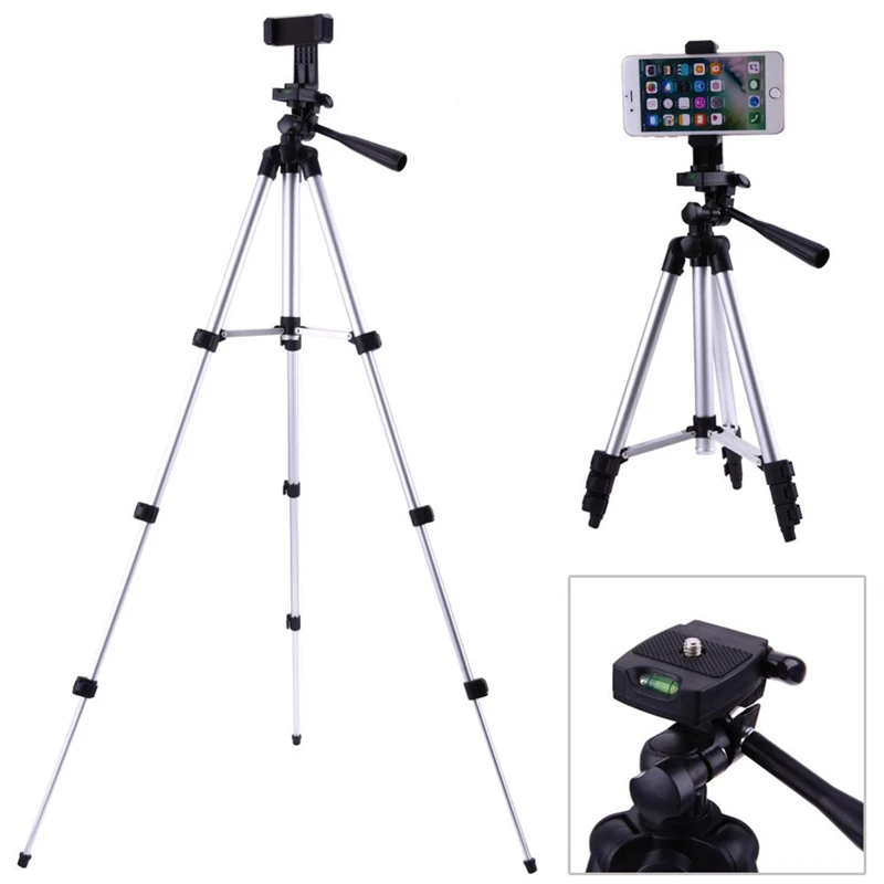 
Good quality 3110 Aluminum alloy camera holder professional tripod monopod stand video mobile phone Selfie stick 