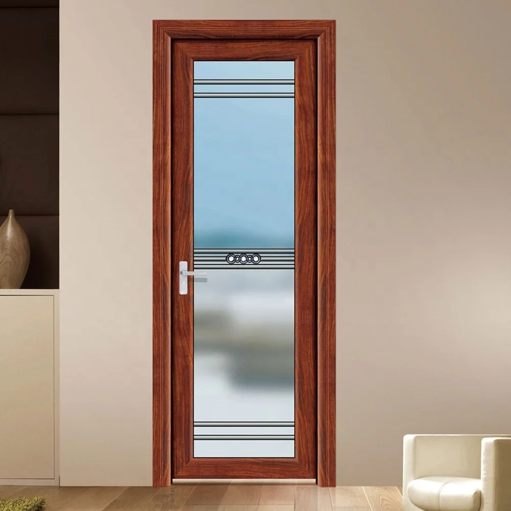 
foshan factory white aluminum bathroom doors 