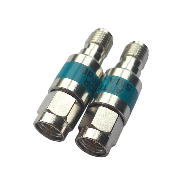 SMA coaxial fixed attenuator,DC to 3GHz,2W 1db.2db.3db.5db.6db.10db.20db.30db.40db.50db Attenuator