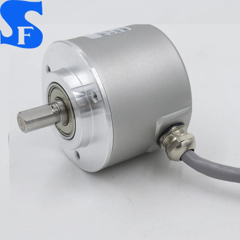 6mm shaft 2500ppr high resolution solid shaft optical incremental rotary encoder