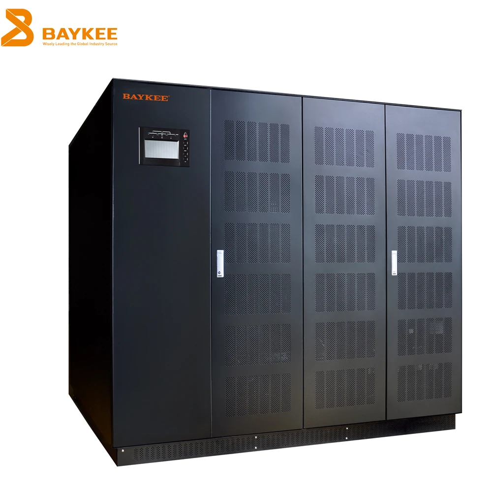 Baykee three phase 6kva 10kva low frequency ups 380V 400V 415V pure sine wave